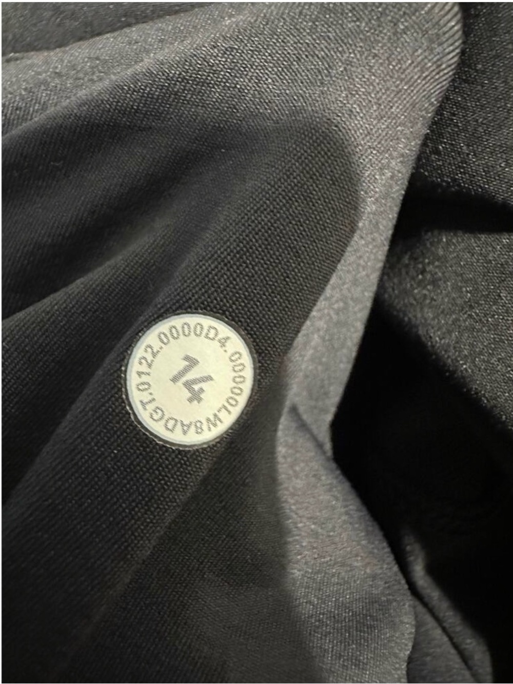 Lululemon Athletica Hotty Hot high rise skirt - long - black size 14 - Picture 4 of 7
